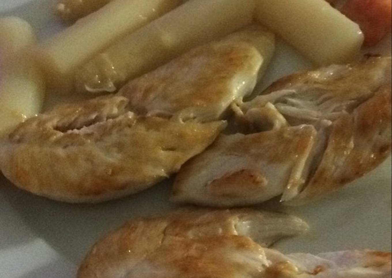 Pechuga plancha-cena saludable