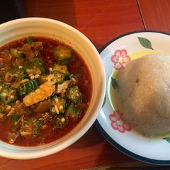 A picture of Okra Soup.