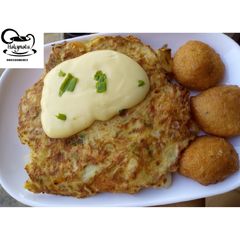 A picture of Vegetable pancake.