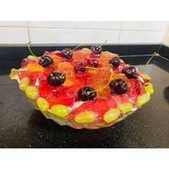 A picture of Special Creamy Fruit trifle.