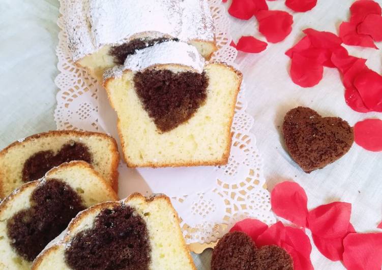 Plumcake con cuore a sorpresa