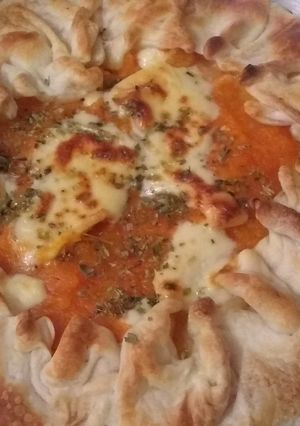 Una foto de Tarta de calabaza, espinaca y zapallitos 🌿
