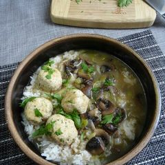 Chicken Meatball Soup A picture of Chicken Meatball Soup.