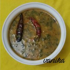A picture of Spinach dal.