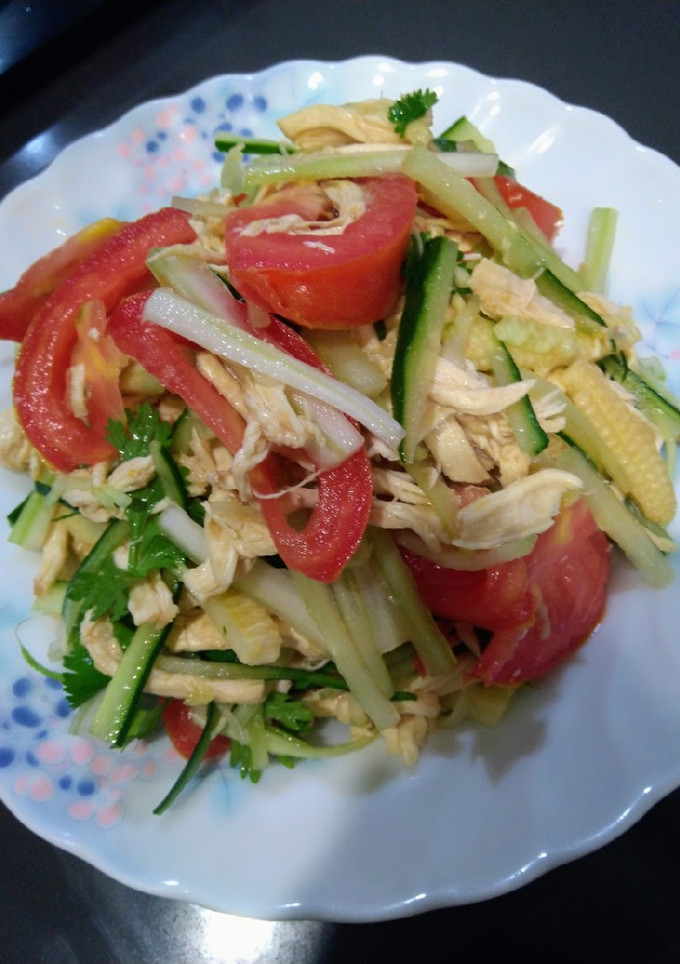 簡易手撕雞（低醣生酮餐）（清淡版） 的食譜成品照片