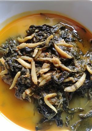 Foto resep Daun singkong teri Medan