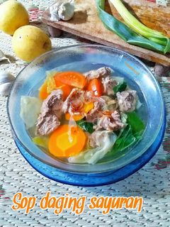 Foto resep Sop daging sayuran