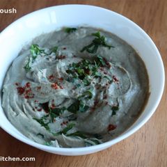 A picture of Baba ghanoush.