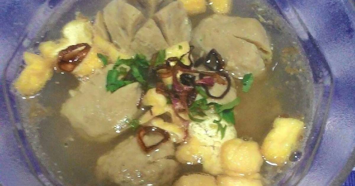 Resep Bakso Sapi Ala Abang Tukang Bakso Oleh Dhika Puspita Sari Cookpad