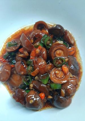 Foto resep Jamur Merang Pedas Manis