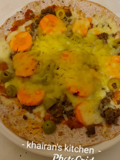 Tortilla pizza 2 ainihin hoton girkin