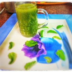 A picture of Mango minty cooler.