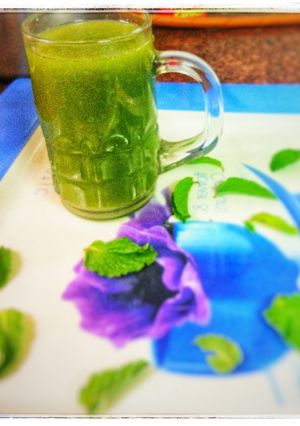 A picture of Mango minty cooler.