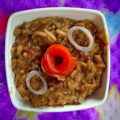 A picture of Moong Dall khichdi.