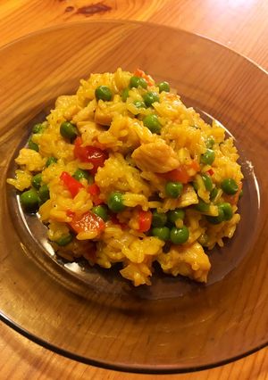 Csirkés paella recept fotója
