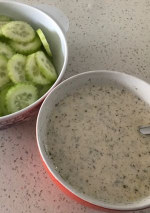 Una foto de Salsa-aliño para pepinos 🥒 light