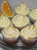 Magdalenas con sabor a naranja