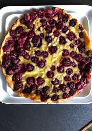 Une photo de Clafoutis aux framboises