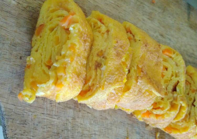 Telur dadar ala Korea (palsu)