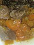 Spezzatino di tacchino con zucca e carote