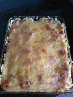 Una foto de Macarrones con chorizo