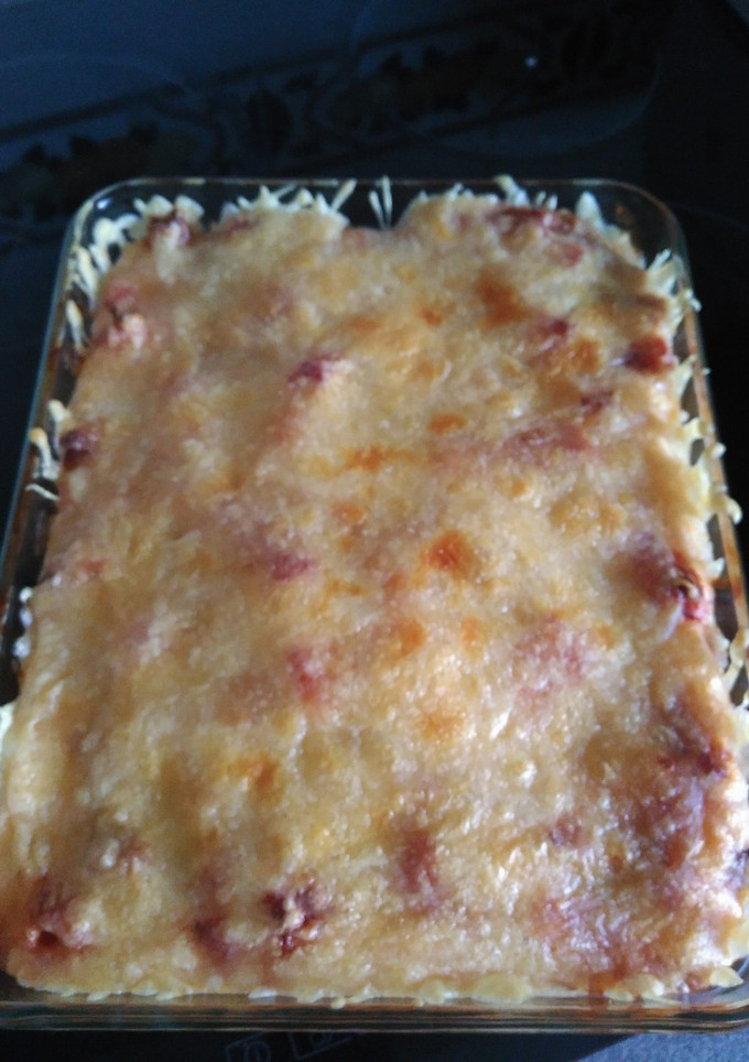 Una foto de Macarrones con chorizo