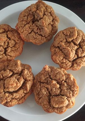 Una foto de Muffins de pera