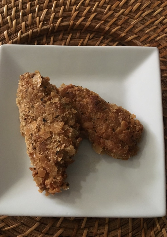 Una foto de Muslos de Pollo al Panko (fritos y al horno)