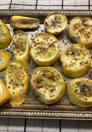 A picture of Oven-Baked Squash.