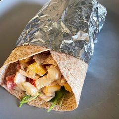 A picture of Nando’s Peri Peri Chicken Wrap.