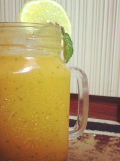 Foto resep smoothie mango minty lemon