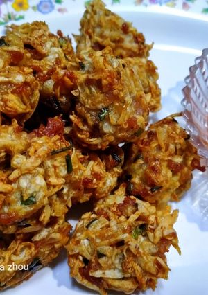 Foto resep Bakwan talas goreng kriuukk