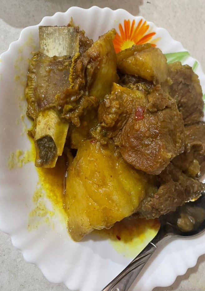 عکسی از دستور گوشت