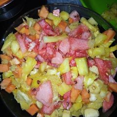 A picture of 5mins fruit salad.