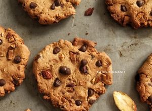 Foto resep Choco Chips Almond Cookies, gluten free