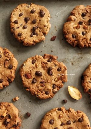 Foto resep Choco Chips Almond Cookies, gluten free