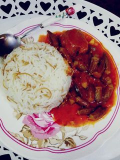 صورة لوصفة باميه