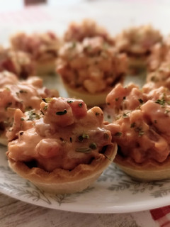 Una foto de Tartaletas de pollo y bacon
