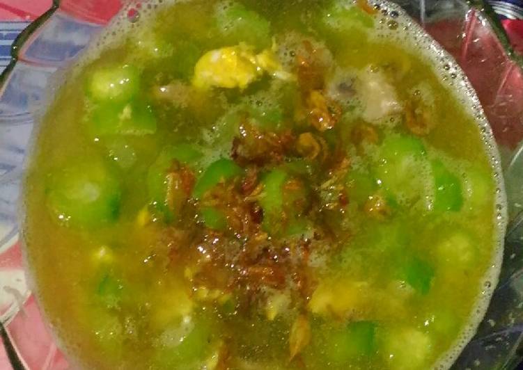 Resep Sayur Oyong / gambas Anti Gagal