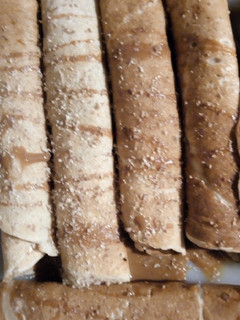 Una foto de Panqueques Con Dulce De Leche
