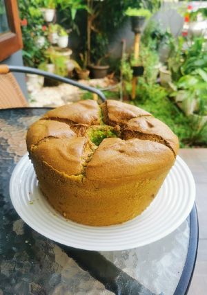 Foto resep Chiffon cake pandan low calories (108 cal/slice)