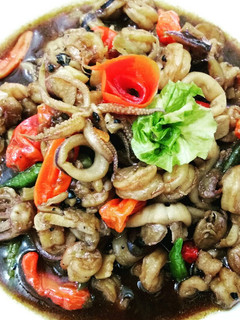 Foto resep Udang Cumi Lada Hitam