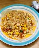 Bắp xào bơ tôm - chà bông