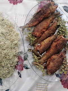 عکسی از دستور باقالی پلو با ماهی