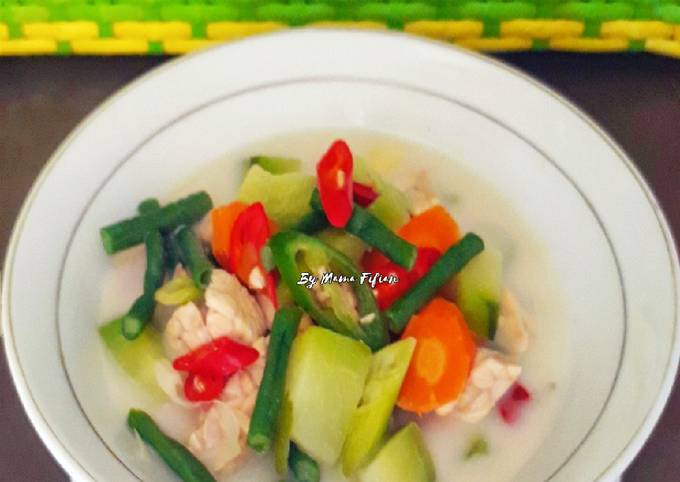 Resep Sayur Lodeh Kuah Susu, Bikin Ngiler