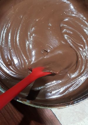 Una foto de Relleno de chocolate