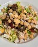 Ensalada de garbanzos con vinagreta de mandarina