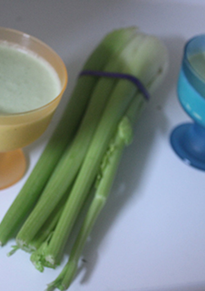 Una foto de Batido de apio y pepino