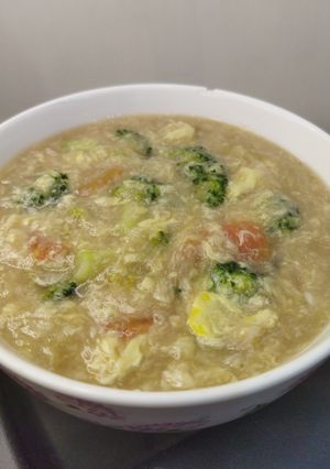 Foto resep Egg drop soup