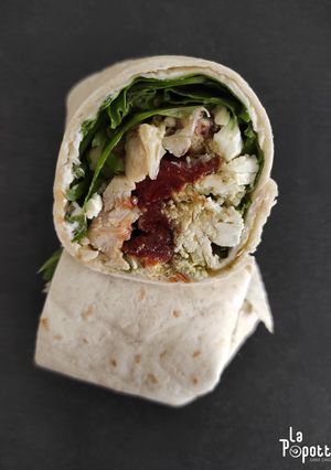 Une photo de Wrap méditerranéen